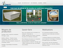 Tablet Screenshot of ao-composites.fr